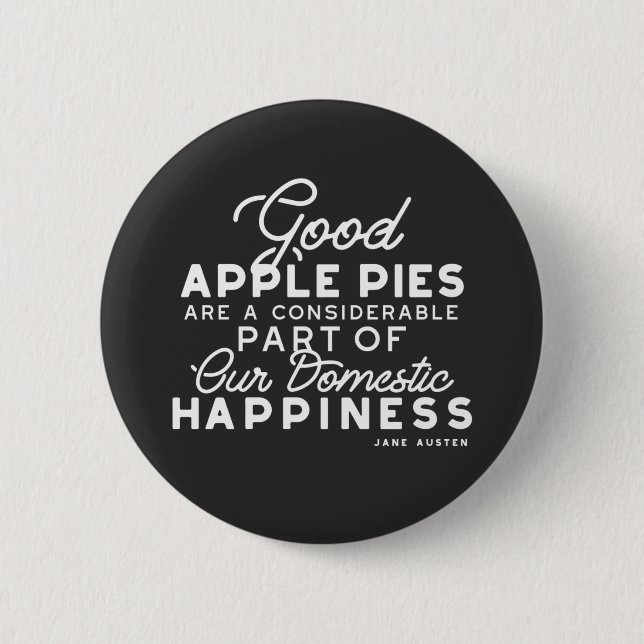 Badge Rond 5 Cm Bon devis Apple Pies (Devant)