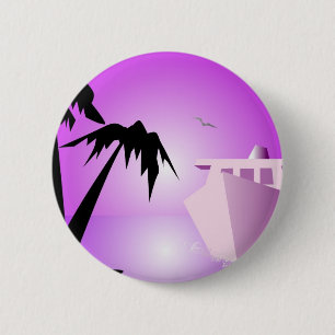 Badge Rond 5 Cm Bon Voyage