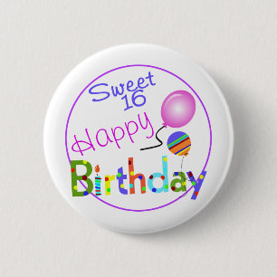 Badge Rond 5 Cm Bonbon 16