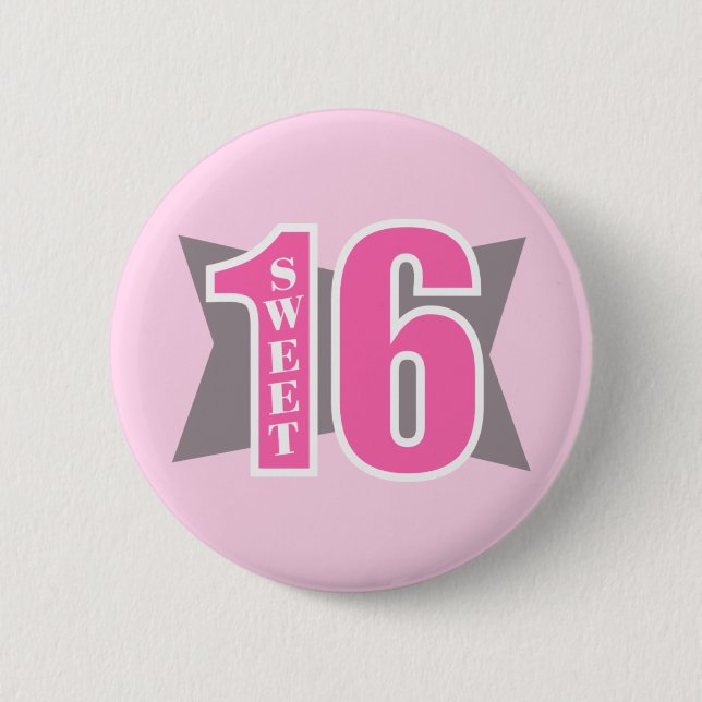 Badge Rond 5 Cm Bonbon 16 (art déco) (Devant)