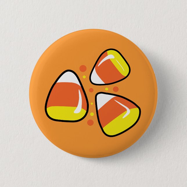Badge Rond 5 Cm Bonbons au maïs (Devant)