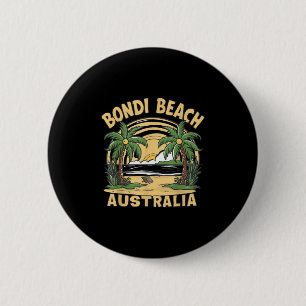 Badge Rond 5 Cm Bondi Beach Australie