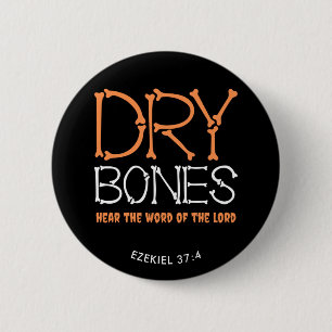 Badge Rond 5 Cm BONES SEC Christian Halloween