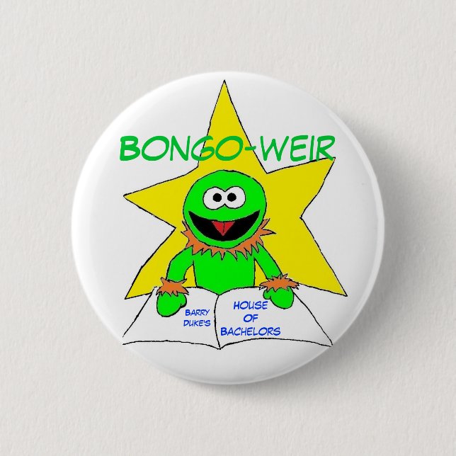 Badge Rond 5 Cm Bongo-déversoir de Toon (Devant)
