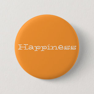 Badge Rond 5 Cm Bonheur