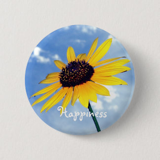Badge Rond 5 Cm Bonheur