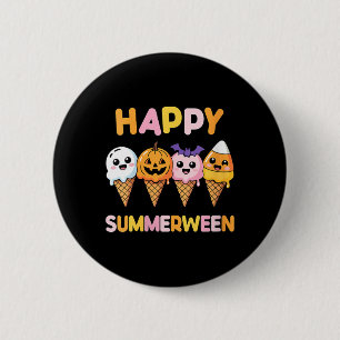 Badge Rond 5 Cm Bonheur féminin Halloween d'été Halloween d'été Gl