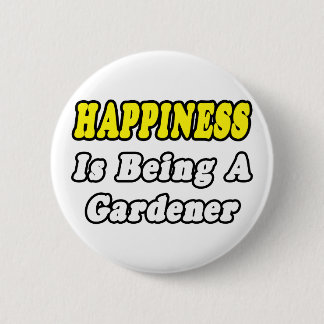Badge Rond 5 Cm Bonheur...Gardener