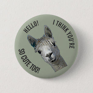 Badge Rond 5 Cm Bonjour