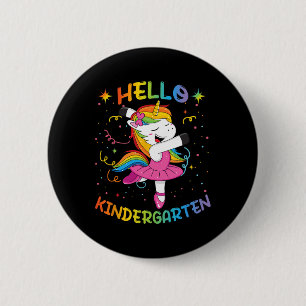 Badge Rond 5 Cm Bonjour maternelle premier jour retour à l'école l