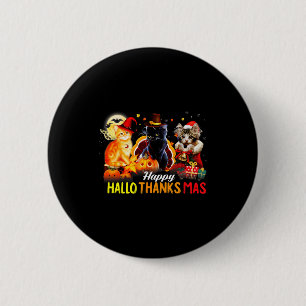 Badge Rond 5 Cm Bonjour Merci Mas Chemise Halloween Chat Amour Tha