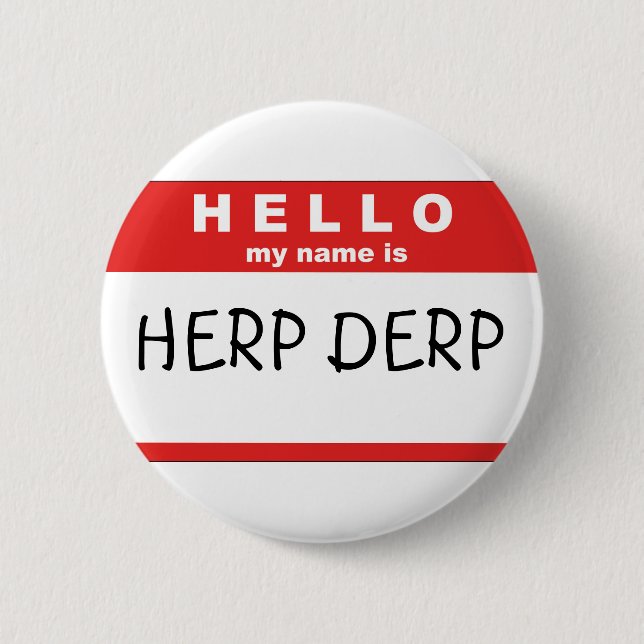 Badge Rond 5 Cm Bonjour mon nom est (Devant)