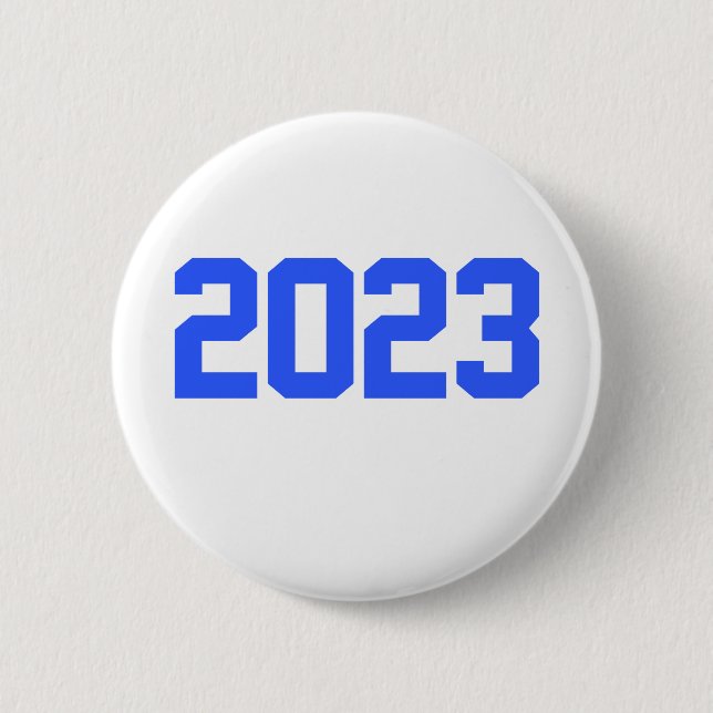 Badge Rond 5 Cm Bonne année 2023 - Nouvel an 2023 (Devant)