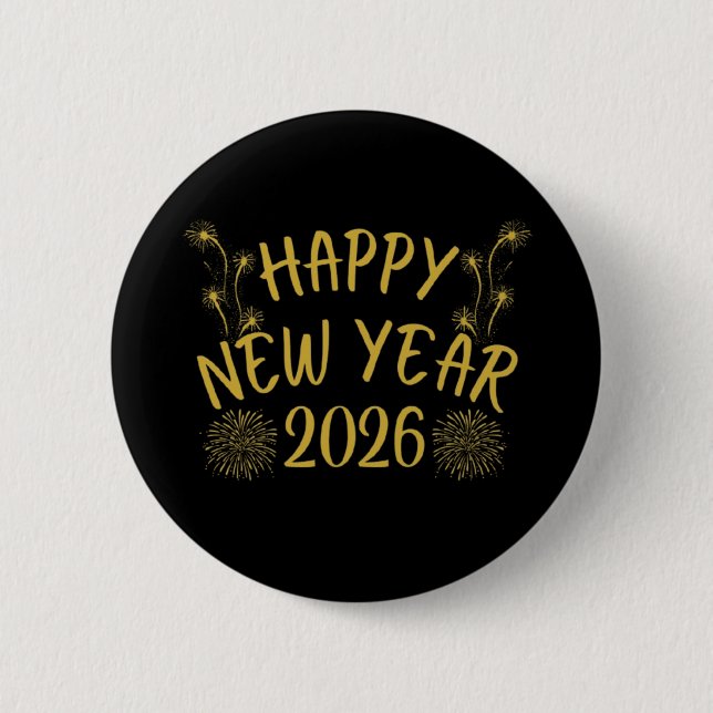 Badge Rond 5 Cm Bonne année 2026 (Devant)