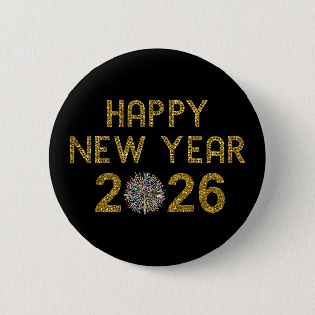 Badge Rond 5 Cm Bonne année 2026 (Devant)