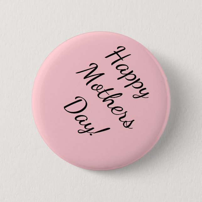 Badge Rond 5 Cm Bonne fête des mères ! (Devant)