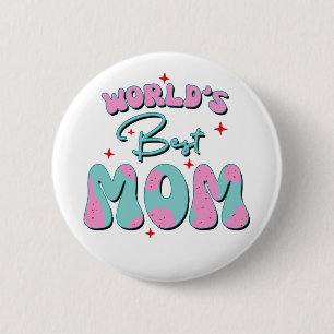 Badge Rond 5 Cm Bonne fête des mères