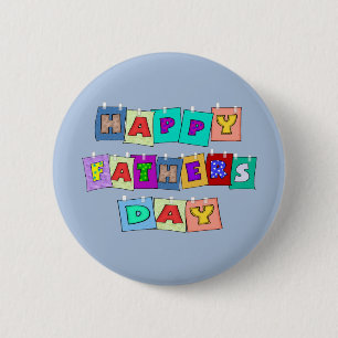 Badge Rond 5 Cm Bonne Fête des pères
