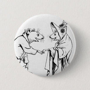 Badge Rond 5 Cm Bonne Nuit Souris