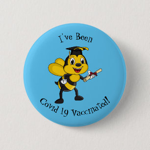 Badge Rond 5 Cm Bonne remise des diplômes des abeilles