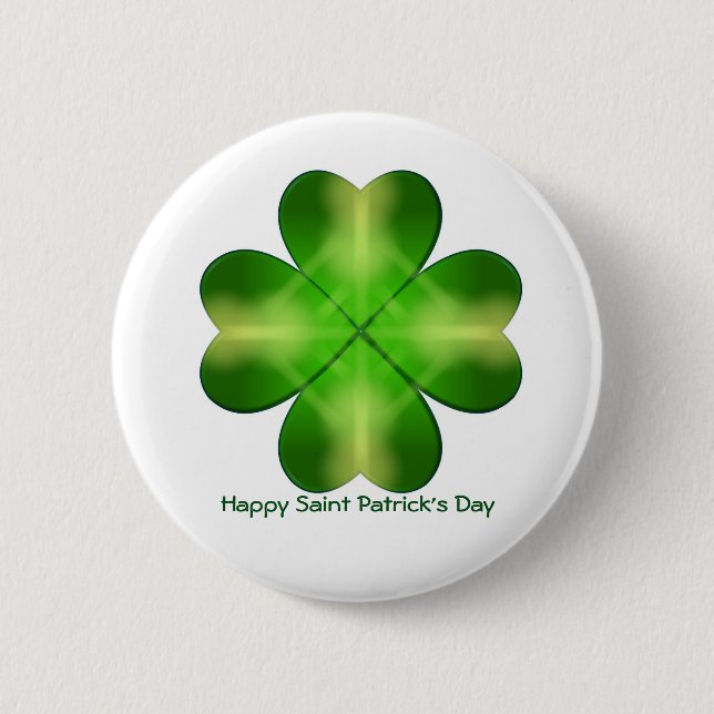 Badge Rond 5 Cm Bonne Saint Patrick's Day (Devant)