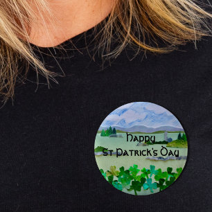 Badge Rond 5 Cm Bonne Saint Patrick's Day