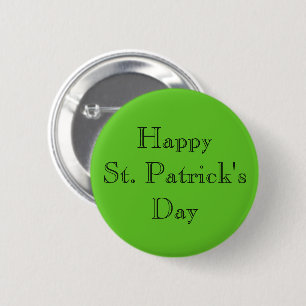 Badge Rond 5 Cm Bonne Saint Patrick's Day
