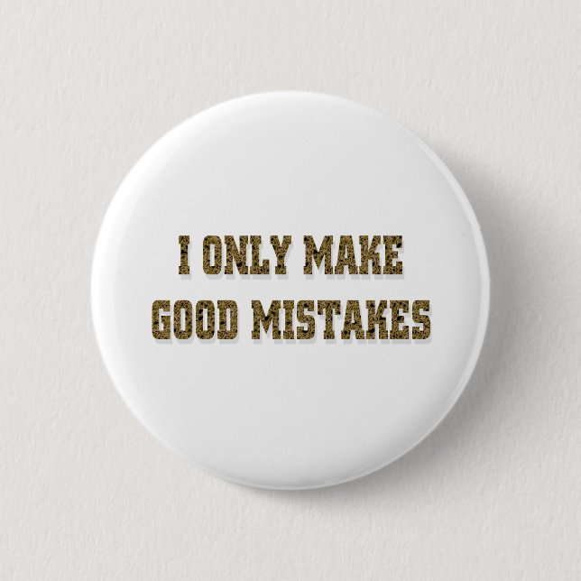 BADGE ROND 5 CM BONNES ERREURS (Devant)