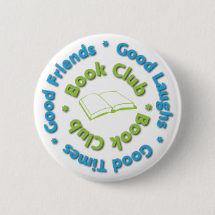 Badge Rond 5 Cm bons amis de club de lecture