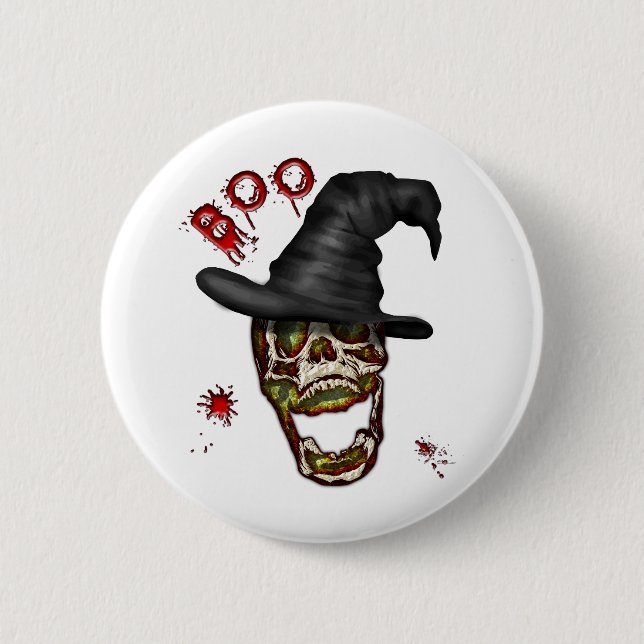 Badge Rond 5 Cm Boo (Devant)