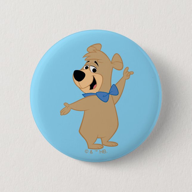 Badge Rond 5 Cm Boo Boo Bear Armoiries Large (Devant)
