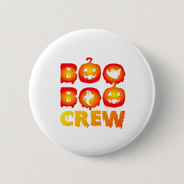 Badge Rond 5 Cm Boo Boo Crew T-Shirt surdimensionné (Devant)