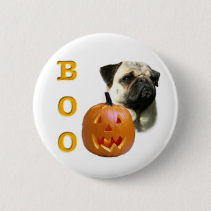 Badge Rond 5 Cm Boo carlin (fawn)