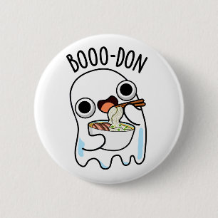 Badge Rond 5 Cm Boo-don Funny Ghost Udon Pun