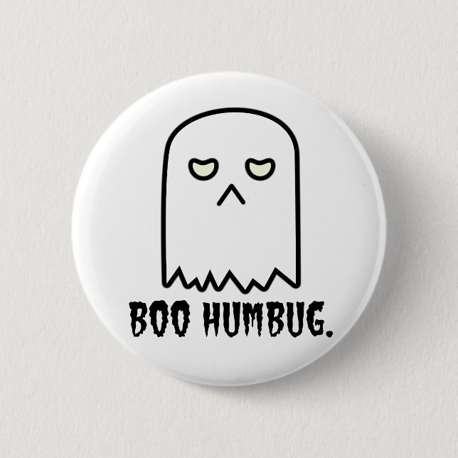 Badge Rond 5 Cm Boo Humbug (Devant)