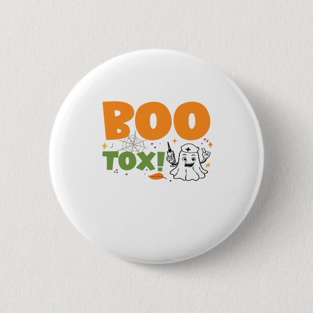 Badge Rond 5 Cm BOO Tox Injecteur Injecteur Remplissant Botox Dysp (Devant)