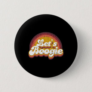 Badge Rond 5 Cm Boogie Kidcore esthétique Retro Rainbow Danci