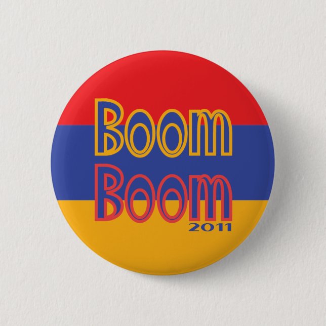 Badge Rond 5 Cm Boom Boom (Devant)