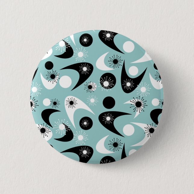 Badge Rond 5 Cm Boomerangs rétro (Devant)