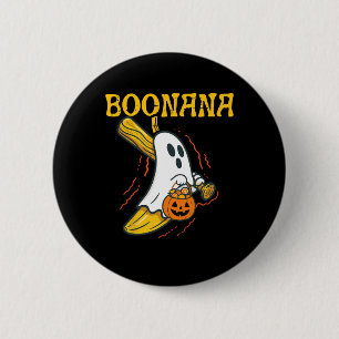 Badge Rond 5 Cm Boonana Cute Ghost Nana Halloween Costume Hommes F