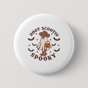 Badge Rond 5 Cm Boot Scoot Éffrayant Super Halloween Occidental Co