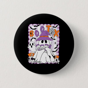Badge Rond 5 Cm Bootox Injector Infirmière Halloween Remplissage B