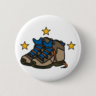Badge Rond 5 Cm Boots randonnées