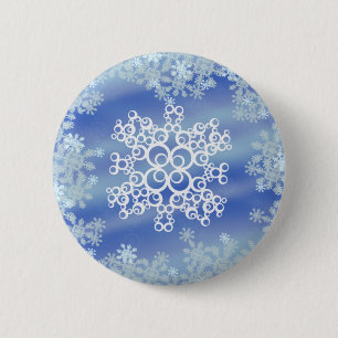 Badge Rond 5 Cm Bords givrés II