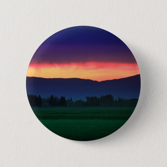 Badge Rond 5 Cm Bordure de la ville (Devant)