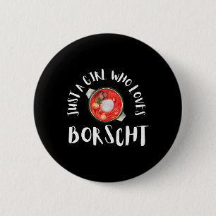 Badge Rond 5 Cm Bortsch Betterave ukrainien Borscht 1