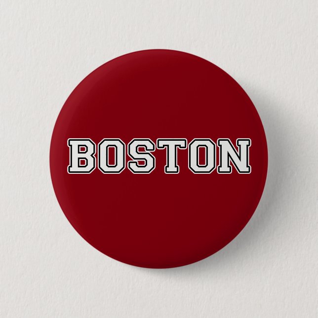 Badge Rond 5 Cm Boston (Devant)
