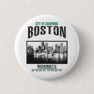Badge Rond 5 Cm Boston