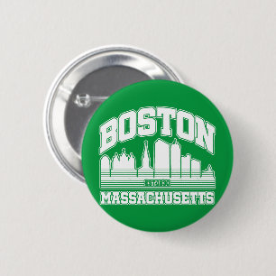 Badge Rond 5 Cm Boston, Massachusetts