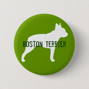 Badge Rond 5 Cm Boston Terrier